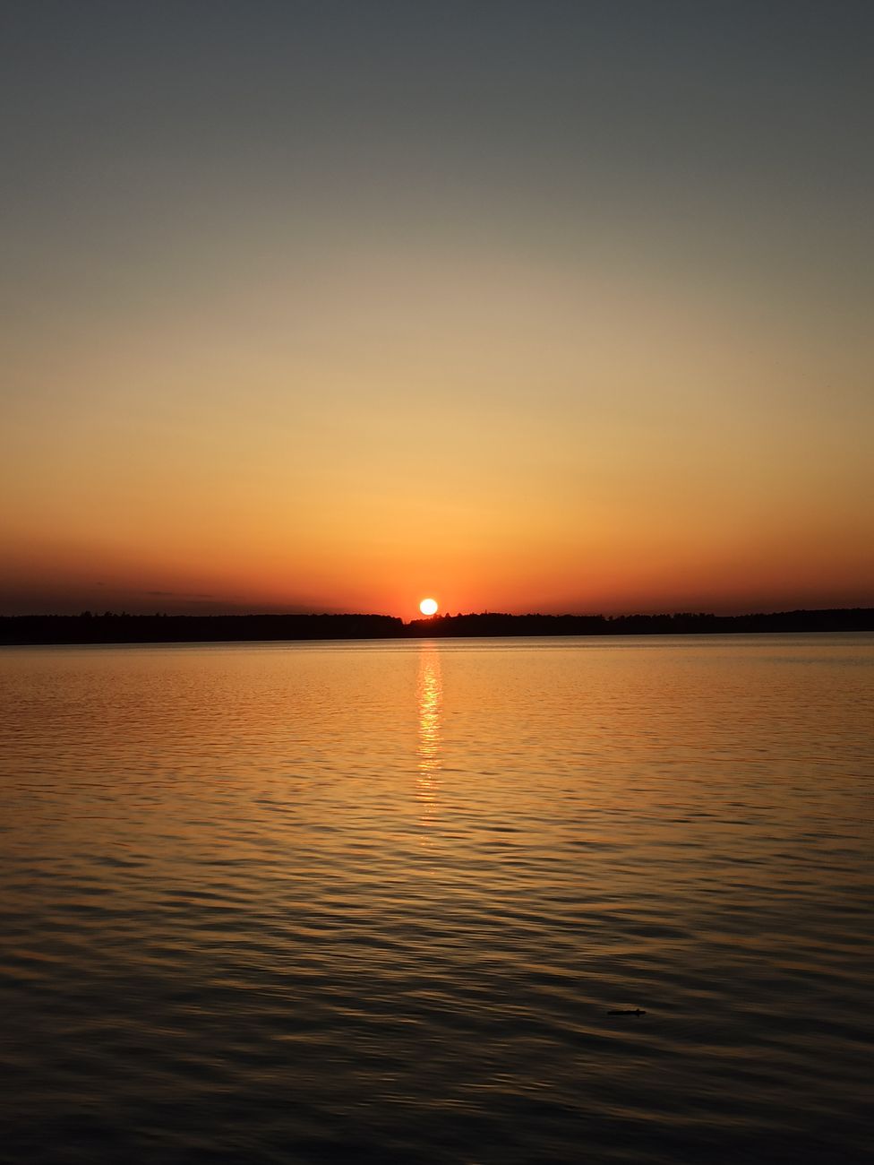 ocean during sunset